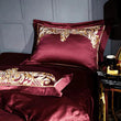 Load image into Gallery viewer, Ezkira Luxury Egyptian Cotton Embroidery Duvet Set freeshipping - Decorfaure