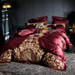 Load image into Gallery viewer, Ezkira Luxury Egyptian Cotton Embroidery Duvet Set freeshipping - Decorfaure