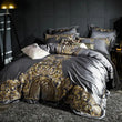 Load image into Gallery viewer, Ezkira Luxury Egyptian Cotton Embroidery Duvet Set freeshipping - Decorfaure