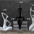Load image into Gallery viewer, Yoga Woman Sculpture Decorfaure