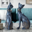 Load image into Gallery viewer, Elegant Cat Figurine Decorfaure