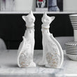 Load image into Gallery viewer, Elegant Cat Figurine Decorfaure