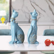 Load image into Gallery viewer, Elegant Cat Figurine Decorfaure