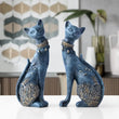Load image into Gallery viewer, Elegant Cat Figurine Decorfaure