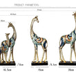 Load image into Gallery viewer, Giraffe Sculpture Decorfaure