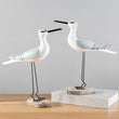 Load image into Gallery viewer, Wooden Seagull Figurines Decorfaure