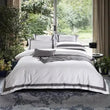 Load image into Gallery viewer, Mehak Egyptian Cotton Luxury White Duvet Set freeshipping - Decorfaure