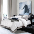 Load image into Gallery viewer, Mehak Egyptian Cotton Luxury White Duvet Set freeshipping - Decorfaure