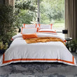 Load image into Gallery viewer, Mehak Egyptian Cotton Luxury White Duvet Set freeshipping - Decorfaure