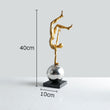 Laden Sie das Bild in den Galerie-Viewer, Silver Acrobat Sculpture Decorfaure