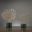 Load image into Gallery viewer, Coral Crystal Tree Sculpture Decorfaure