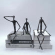 Load image into Gallery viewer, Metal Human Sculpture Decorfaure