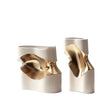 Cargar imagen en el visor de la galería, Ceramic Curved Vase Decorfaure