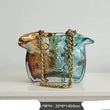 Load image into Gallery viewer, Glass Hand Bag Vase Decorfaure