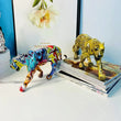 Cargar imagen en el visor de la galería, Colorful Art Leopard Statue Decorfaure