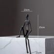Load image into Gallery viewer, Metal Human Sculpture Decorfaure