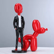 Load image into Gallery viewer, Gentleman Balloon Dog Statue Decorfaure