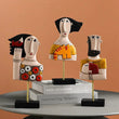 Load image into Gallery viewer, Abstract People Sculpture Decorfaure