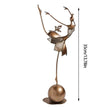 Load image into Gallery viewer, Metal Ballet Girl Sculpture Decorfaure UK
