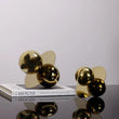 Cargar imagen en el visor de la galería, Golden Ball Abstract Ornament Decorfaure