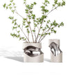 Cargar imagen en el visor de la galería, Ceramic Curved Vase Decorfaure
