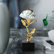 Load image into Gallery viewer, Brass Flower Sculpture Decorfaure