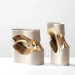 Cargar imagen en el visor de la galería, Ceramic Curved Vase Decorfaure