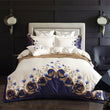 Load image into Gallery viewer, Zayden Luxury Embroidered Egyptian Cotton Duvet Set freeshipping - Decorfaure