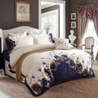 Load image into Gallery viewer, Zayden Luxury Embroidered Egyptian Cotton Duvet Set freeshipping - Decorfaure