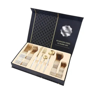 24 pieces Stainless Steel Flatware freeshipping - Decorfaure