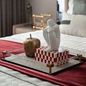 Abstract Sitting Sculpture freeshipping - Decorfaure