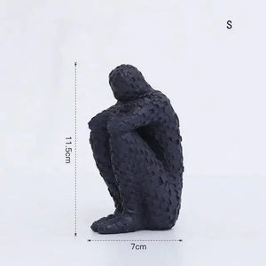 Abstract Sitting Sculpture freeshipping - Decorfaure