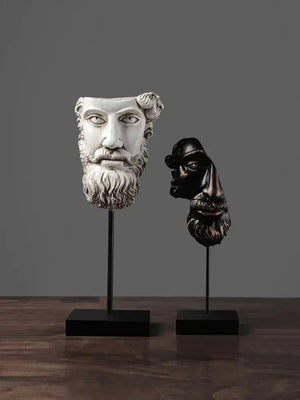 American Retro Face Sculpture freeshipping - Decorfaure