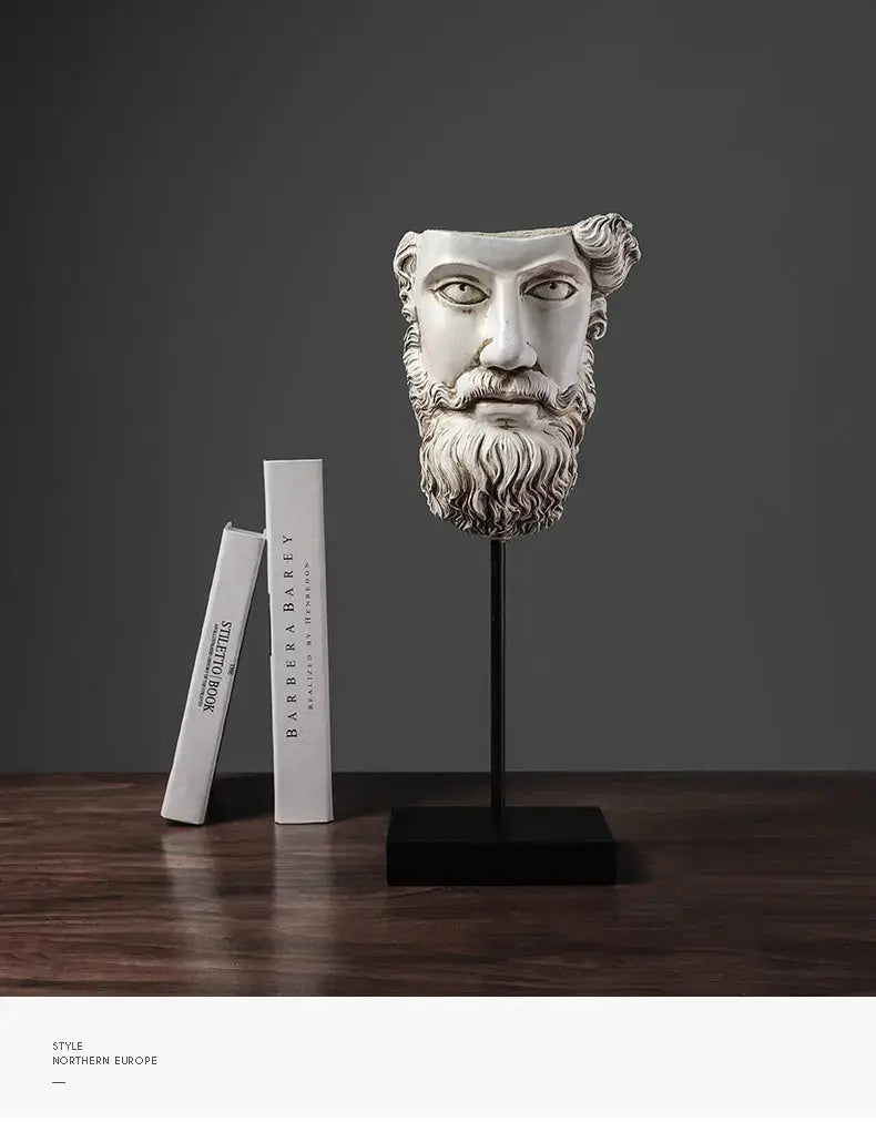 American Retro Face Sculpture freeshipping - Decorfaure