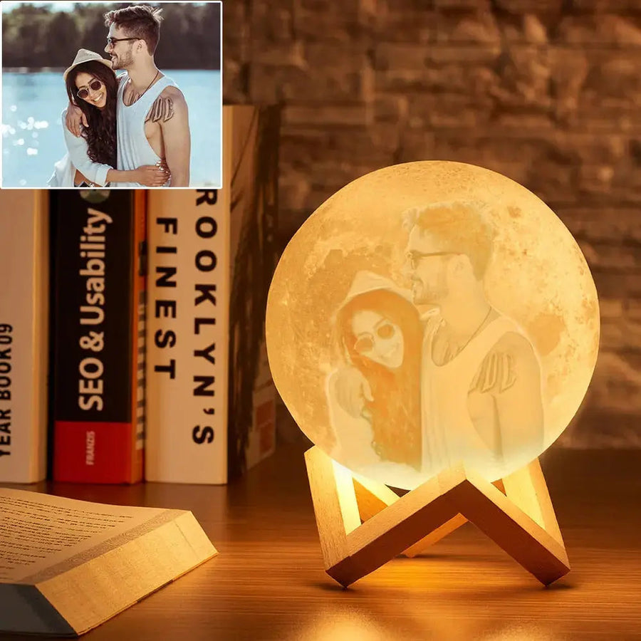 Custom Photo Moon Lamp freeshipping - Decorfaure