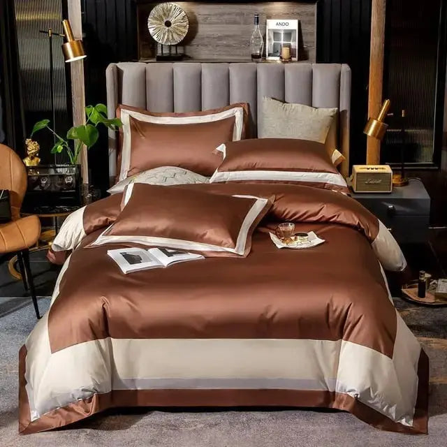 Degani Egyptian Cotton Patchwork Duvet Set freeshipping - Decorfaure