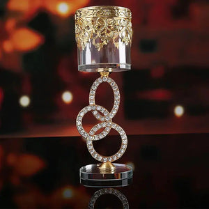 Diamond Ring Candle Holder Decorfaure
