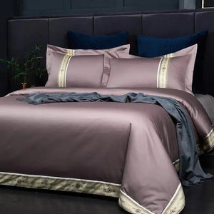 Dotera Egyptian Cotton Patchwork Duvet Set freeshipping - Decorfaure