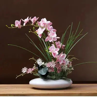 Dove Ceramic Vase with Orchid freeshipping - Decorfaure