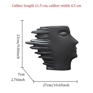 Face Vase Decorfaure