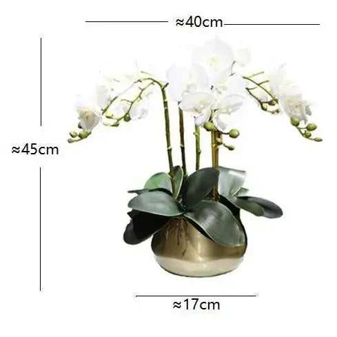 Flora Orchid Arrangement with Vase freeshipping - Decorfaure