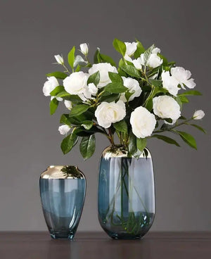 Gold Foil Flower Vase freeshipping - Decorfaure