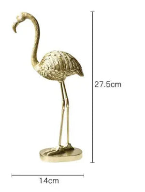 Golden Flamingo Ornament freeshipping - Decorfaure