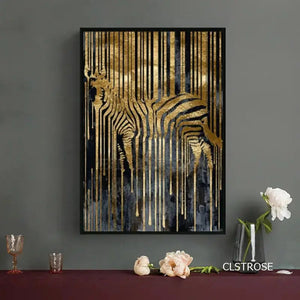 Golden Zebra freeshipping - Decorfaure