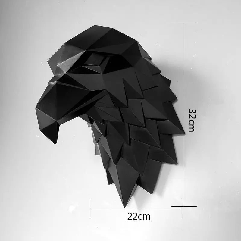 Eagle Head Sculpture Decorfaure