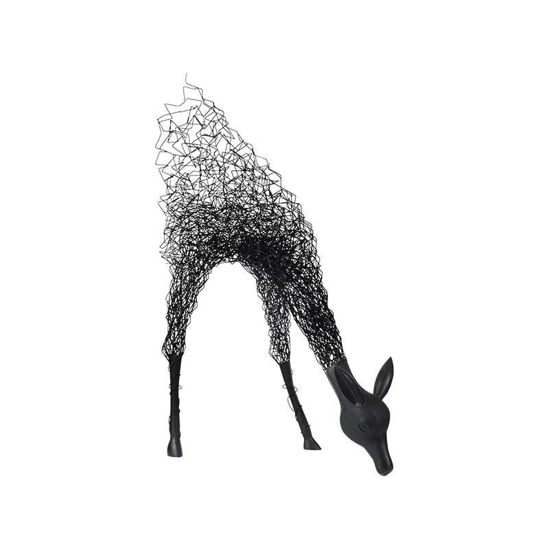 Vanishing Giraffe Sculpture Decorfaure