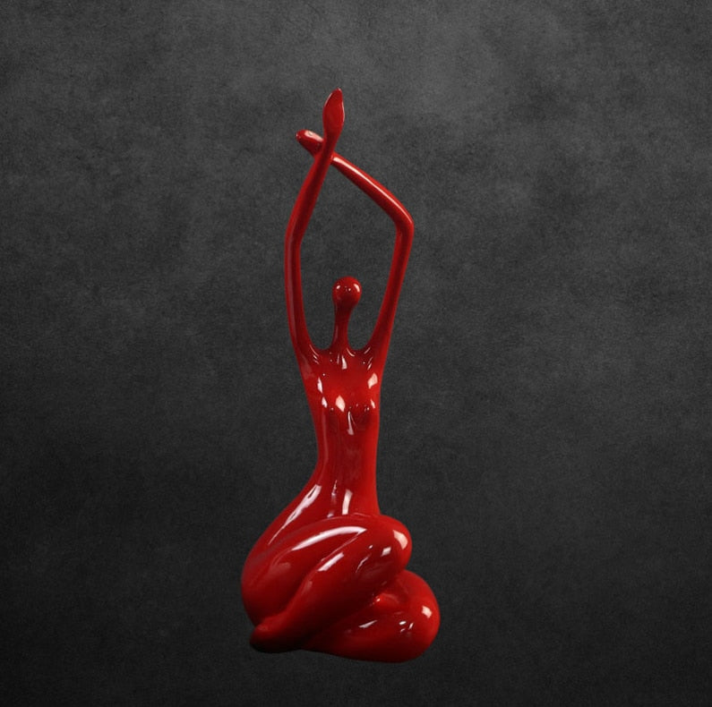 Yoga Woman Sculpture Decorfaure