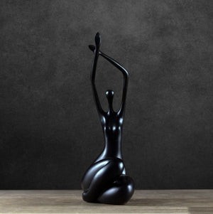 Yoga Woman Sculpture Decorfaure