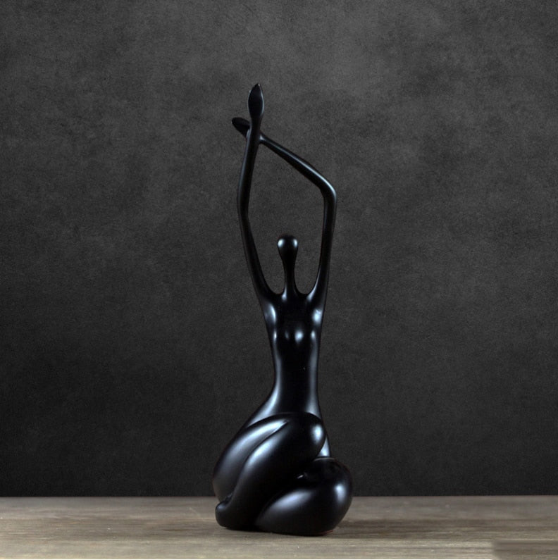 Yoga Woman Sculpture Decorfaure