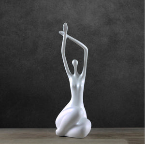 Yoga Woman Sculpture Decorfaure